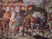 Benozzo Gozzoli The train of the holy three Konige oil on canvas